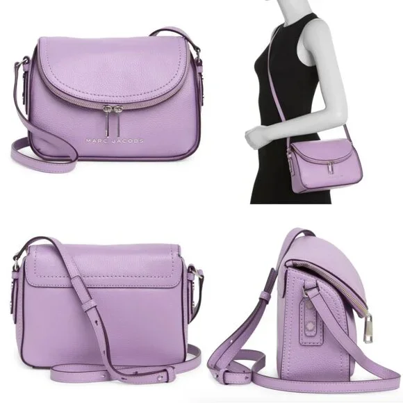 NEW Marc Jacobs The Groove Mini Regal Orchid Crossbody Messenger Bag Purse NWT